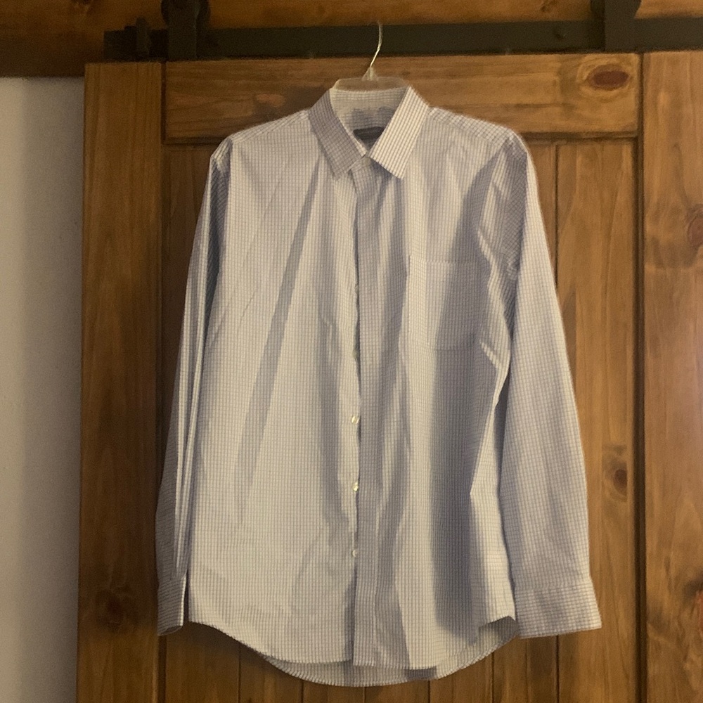 Van Heusen Light Blue Patterned Dress Shirt